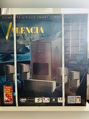 7.1 Home Theater Speaker System - Black